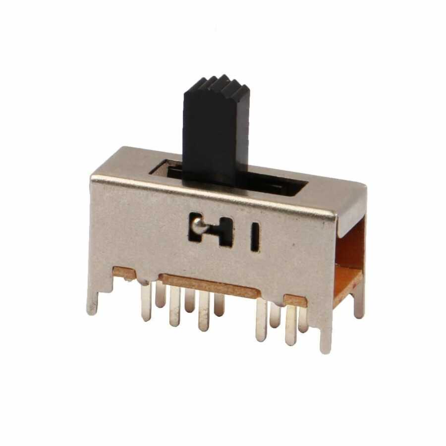  Ss-24h01 4 Konumlu Sürgülü Slide Switch 10 Pin