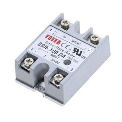 SSR-100DA Solid State Röle 100A - 3-32VDC Giriş 24-380VAC Çıkış 