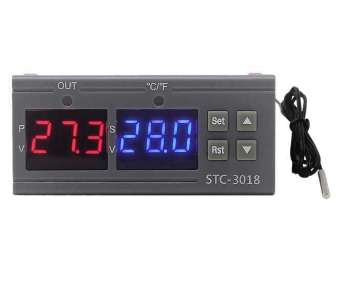  Stc-3018 220v Dijital Sıcaklık Kontrol Cihazı - Kuluçka Uyumlu
