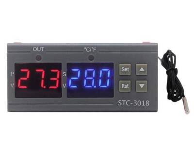 STC-3018 220V Dijital Sıcaklık Kontrol Cihazı - Kuluçka Uyumlu - 1