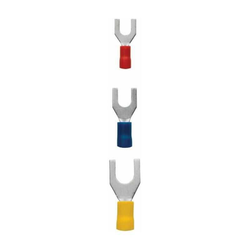  Sv 1.25-6 0.50-1.50 Mm Kırmızı Çatal Tip İzoleli Kablo Ucu 10 Adet