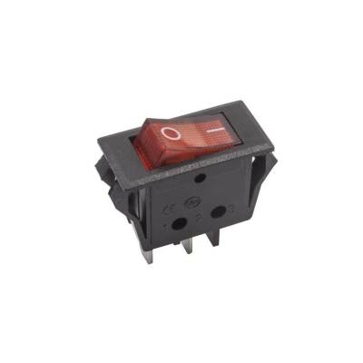 T85 Single Narrow Illuminated On/Off Switch - Red Motorobit - Motorobit.com