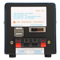 Taşınabilir 20W El Jeneratörü USB 3-5-9-12-15V - 3
