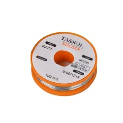 Tassol 0.50 mm 100gr Solder Wire (63% Tin / 37% Lead) 