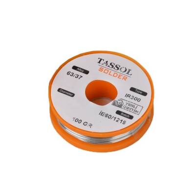 Tassol 0.50 mm 100gr Solder Wire (63% Tin / 37% Lead) - 1
