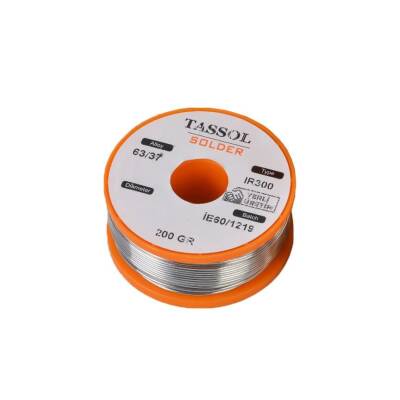Tassol 0.50 mm 200gr Solder Wire (63% Tin / 37% Lead) - 1