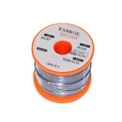 Tassol 0.50 mm 500gr Solder Wire (63% Tin / 37% Lead) - 1