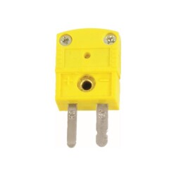 TC2-SR-Male - NiCr-Ni Thermocouple Plug Yellow 