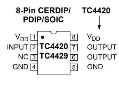 TC4420 DIP-8 Mosfet Driver IC Motorobit - Motorobit.com