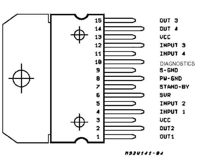 TDA7375A Multiwatt-15 Amplifier Audio IC Motorobit - Motorobit.com