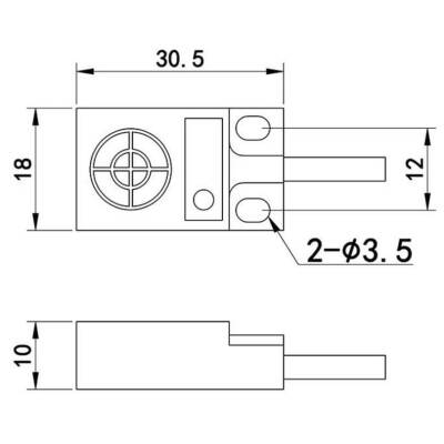 TL-W5MF2 6-36V 5mm PNP NC Endüktif Mesafe Sensörü - 3