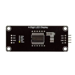 TM1637 4 Digit LED Display Clock Module - Yellow - 2