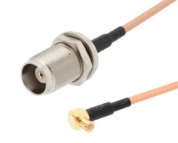 TNC-KY MCX-JW RG316 Dönüştürücü Kablo - 12cm Antenler