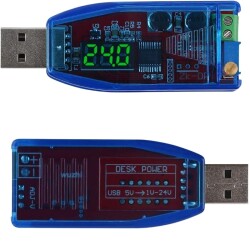 USB 5V / 1V-24V DC-DC USB Voltaj Yükseltici ve Düşürücü Regülatör Modülü - 3