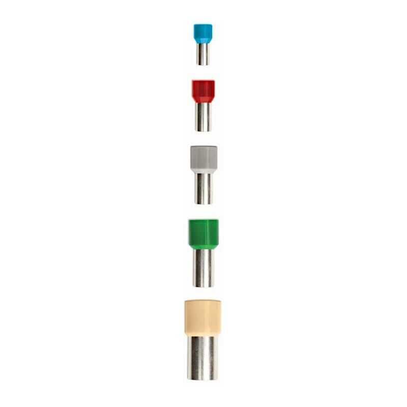 Ve16-12 8.8 Mm Bej İzoleli Tek Girişli Yüksük - 10 Adet