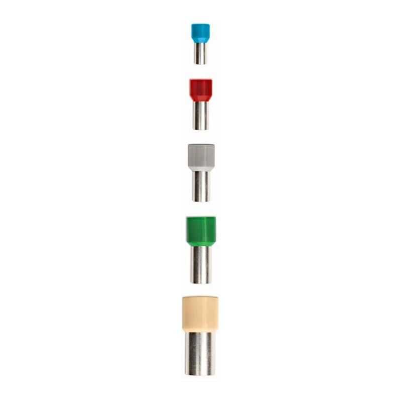  Ve6012 6.3 Mm Yeşil İzoleli Tek Girişli Yüksük - 10 Adet