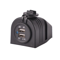 Waterproof USB Charging Module 5V 2.1A - 1A 