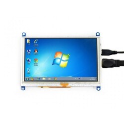 WaveShare 5 Inch (G) 800x480 Dokunmatik HDMI Ekran - 1
