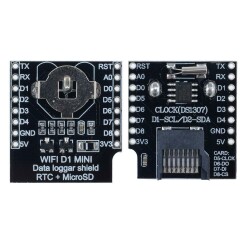 Wemos D1 Mini Data Logger + RTC DS1307 - 3
