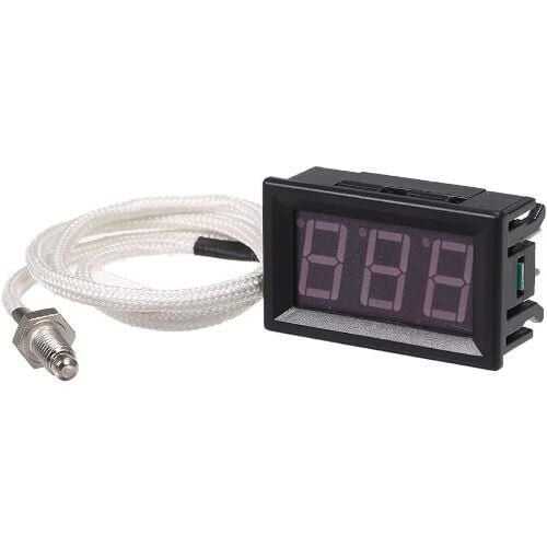  Xh-b310 12v K Tipi M6 Termokupl Dijital Termometre - Yeşil
