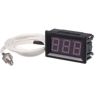 XH-B310 12V K type M6 Thermocouple Digital Thermometer - Green - 1