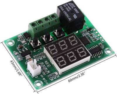 XH-W1219 12V Relay Output Digital Thermostat - Temperature Control Module - 2