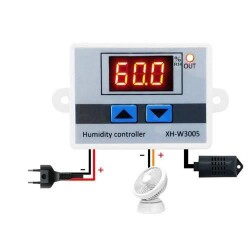 XH-W3005 220V AC Dijital Nem Kontrol Cihazı - 3