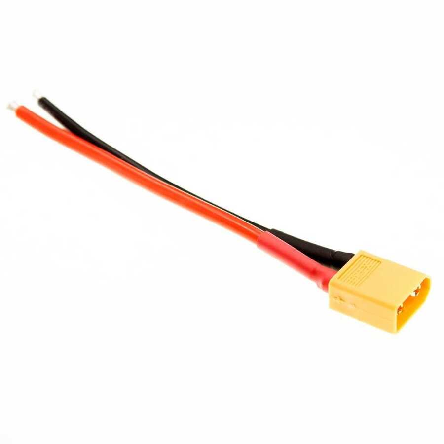  Xt60 Erkek Lipo Pil Şarj Kablosu 10 Cm
