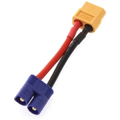 XT60 Female to EC3 Male Converter Cable - 1
