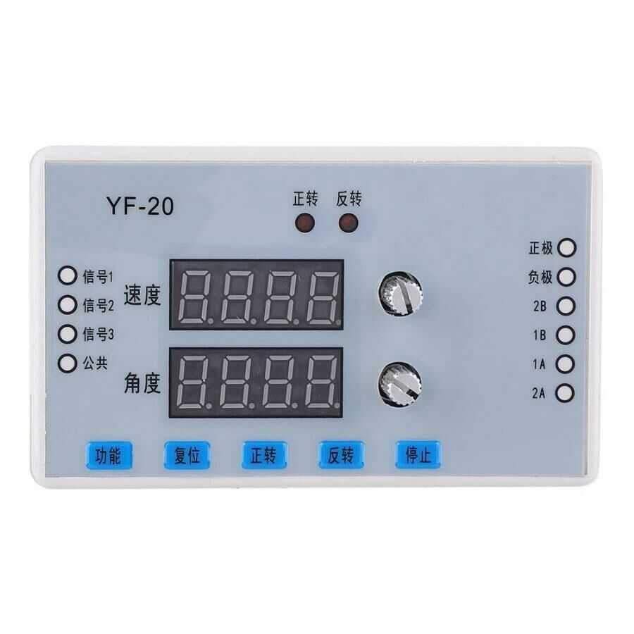  Yf-20 Göstergeli Step Motor Hız Kontrol Cihazı 7-30v Dc