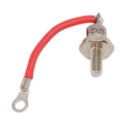 ZX25-12 25A 1200V Kablolu Metal Vidalı Diyot - Anot - 1