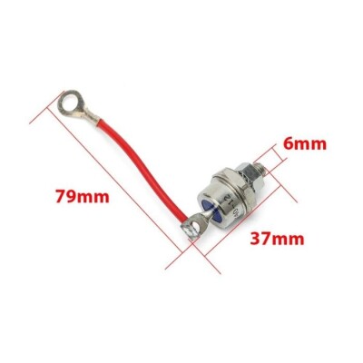 ZX70-12 70A 1200V Kablolu Metal Vidalı Diyot - Katot - 2